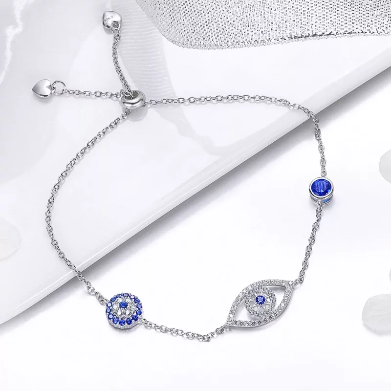 (afbeelding voor) Pandora Style Beschermend oog Armband - SCB089 - Bekijken 4
