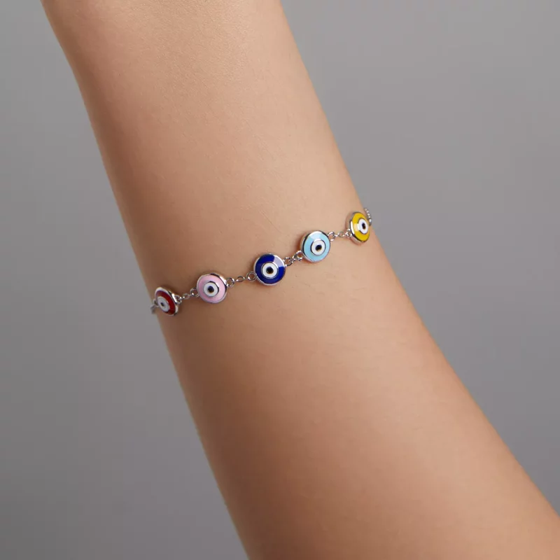 (afbeelding voor) Pandora Style Beschermoog Armband - SCB218 - Bekijken 6