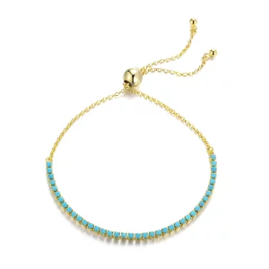 (afbeelding voor) Pandora Style Blauwe lucht Armband - SCB118