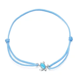 Pandora Style Blauwe schildpad Armband - SCB231 (afbeelding voor) Pandora Style Blauwe schildpad Armband - SCB231