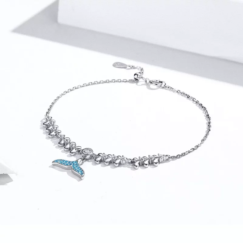 (afbeelding voor) Pandora Style Blauwe Vissenstaart Armband - SCB154 - Bekijken 3