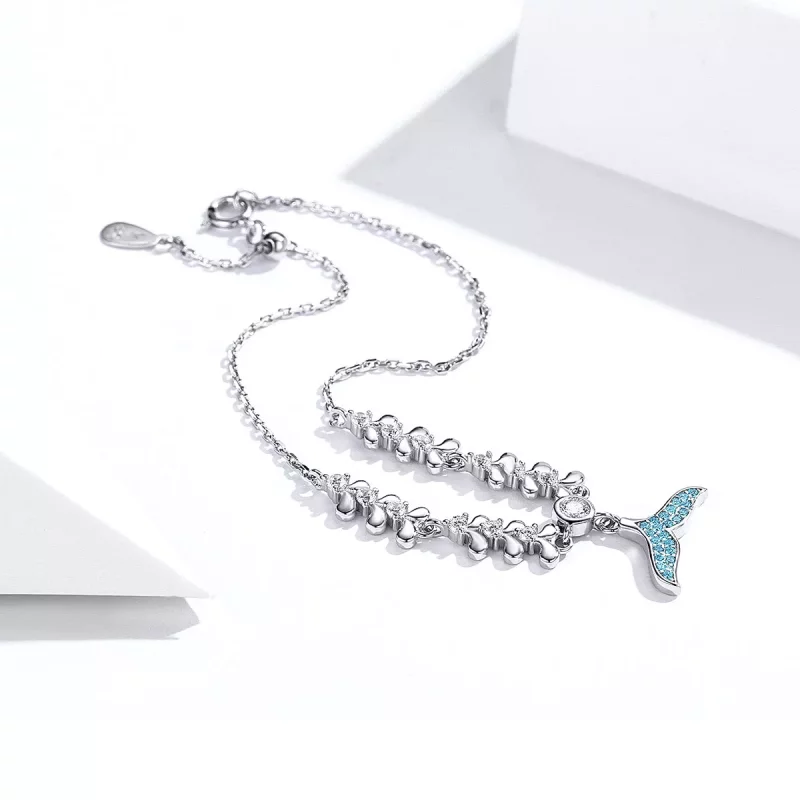 (afbeelding voor) Pandora Style Blauwe Vissenstaart Armband - SCB154 - Bekijken 4