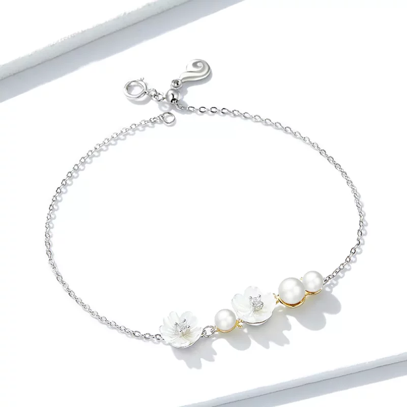 (afbeelding voor) Pandora Style Bloeien Armband - BSB024 - Bekijken 4