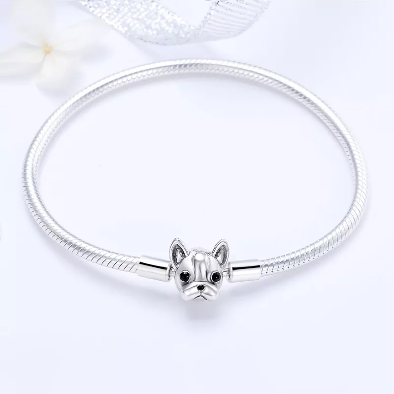 (afbeelding voor) Pandora Style Crystal Snowflake Dangle Armband - SCB075 - Bekijken 3