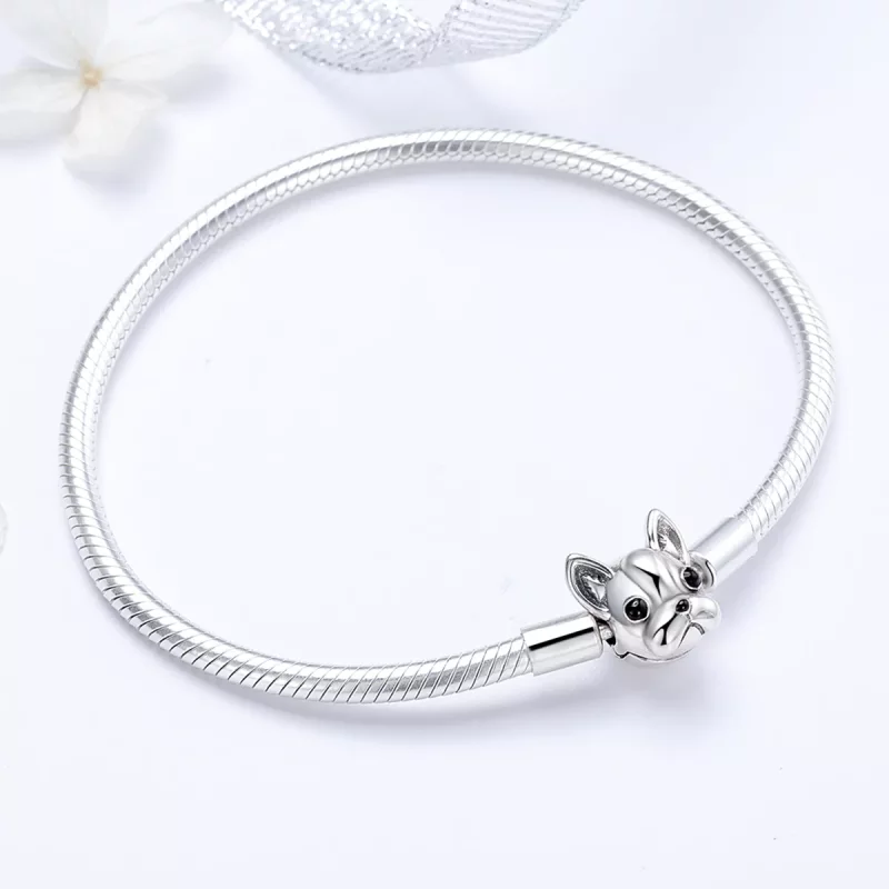 (afbeelding voor) Pandora Style Crystal Snowflake Dangle Armband - SCB075 - Bekijken 6