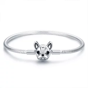 Pandora Style Crystal Snowflake Dangle Armband - SCB075 (afbeelding voor) Pandora Style Crystal Snowflake Dangle Armband - SCB075