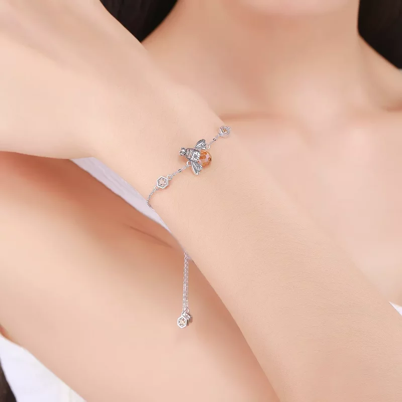 (afbeelding voor) Pandora Style dansende bij Armband - SCB043 - Bekijken 2