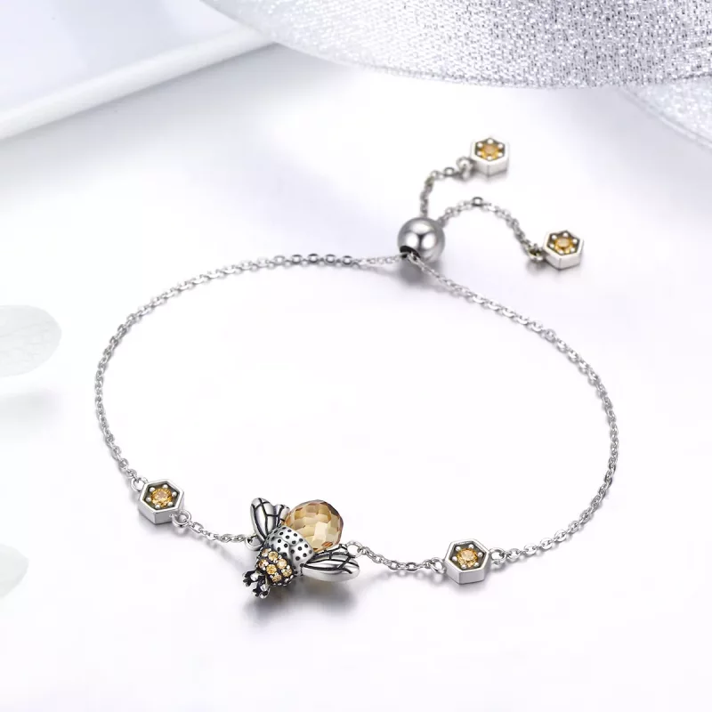 (afbeelding voor) Pandora Style dansende bij Armband - SCB043 - Bekijken 3