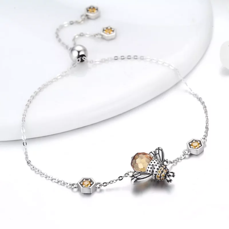 (afbeelding voor) Pandora Style dansende bij Armband - SCB043 - Bekijken 5