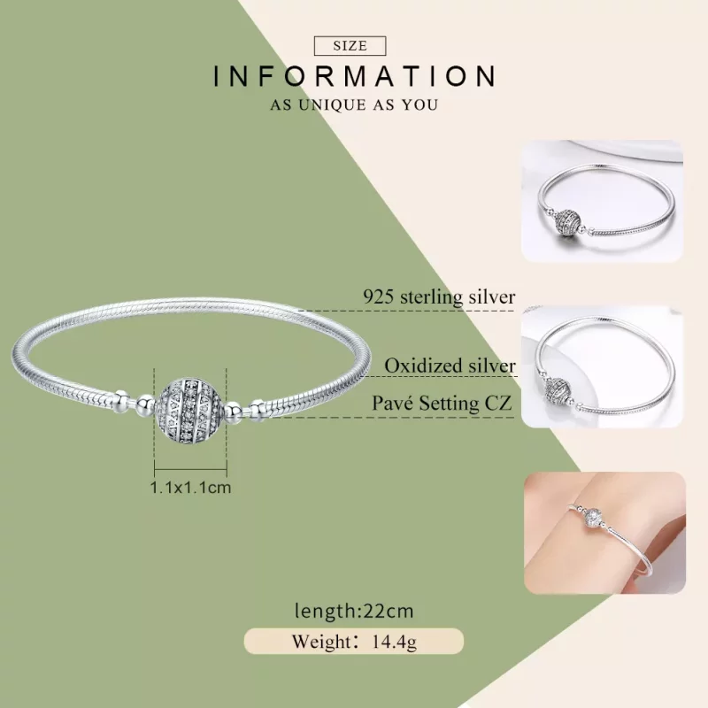 (afbeelding voor) Pandora Style Delicaat leven Armband - SCB062 - Bekijken 3