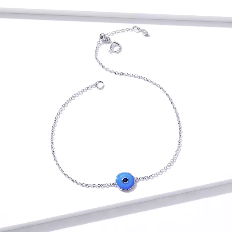 (afbeelding voor) Pandora Style Duivelsoog Armband - SCB185 - Bekijken 3