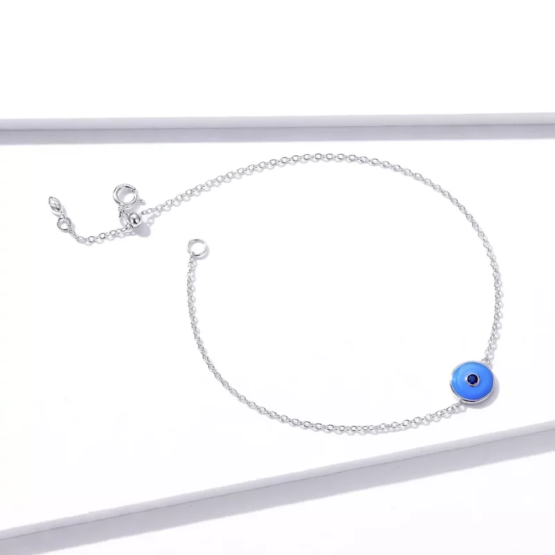 (afbeelding voor) Pandora Style Duivelsoog Armband - SCB185 - Bekijken 4