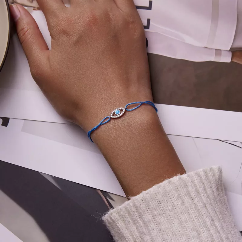 (afbeelding voor) Pandora Style Duivelsoog Armband - SCB229 - Bekijken 5