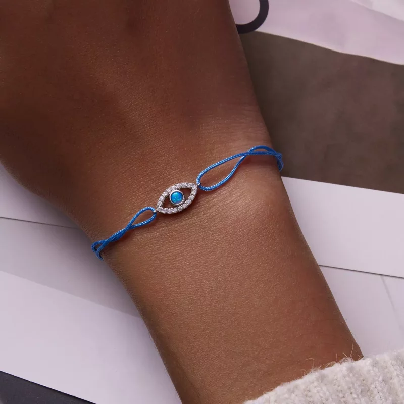 (afbeelding voor) Pandora Style Duivelsoog Armband - SCB229 - Bekijken 6