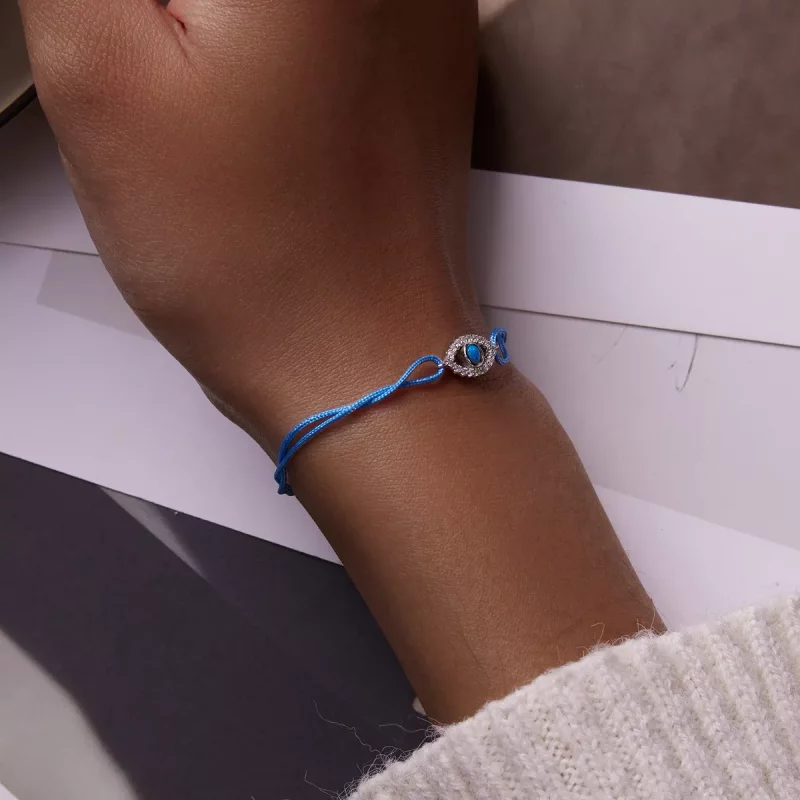 (afbeelding voor) Pandora Style Duivelsoog Armband - SCB229 - Bekijken 7