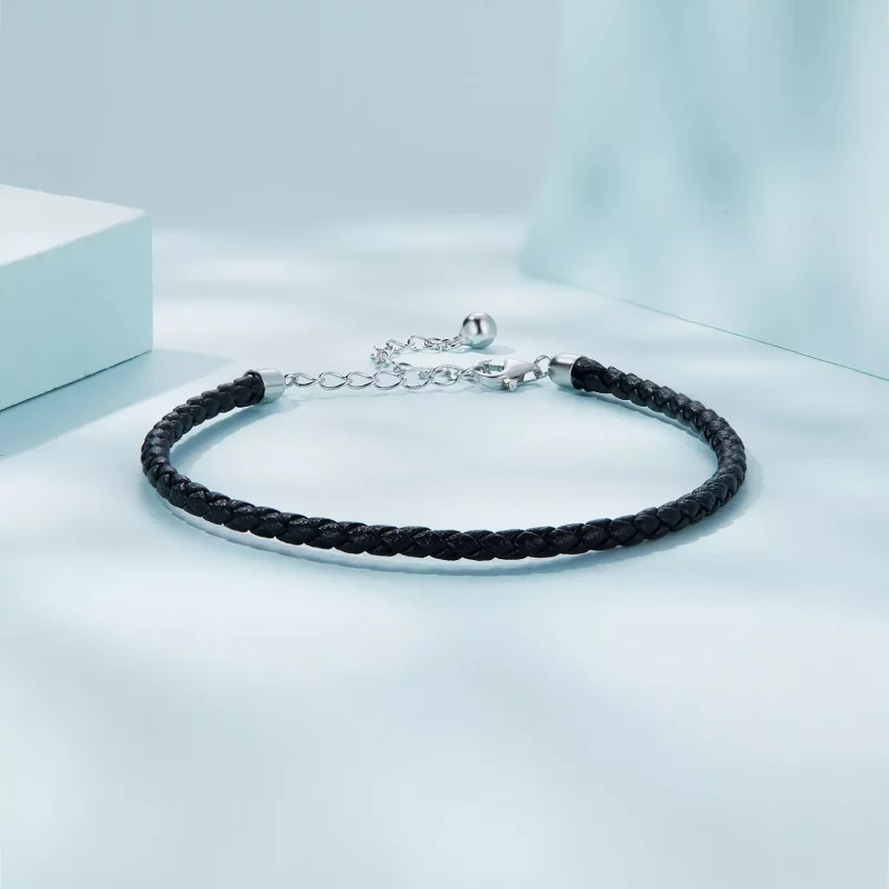 (afbeelding voor) Pandora Style Eenvoudig Armband - SCB243-BK - Bekijken 2