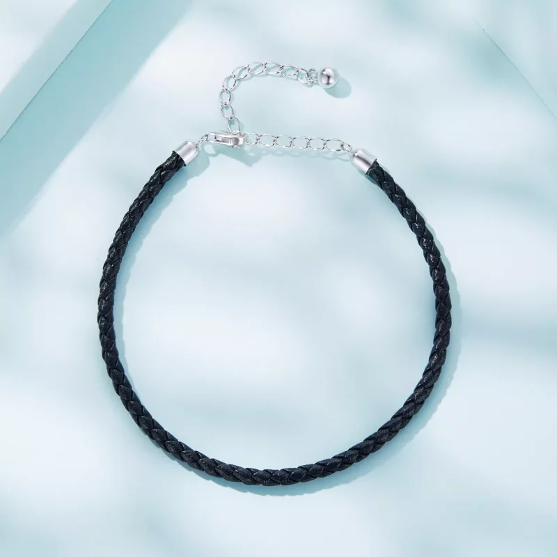 (afbeelding voor) Pandora Style Eenvoudig Armband - SCB243-BK - Bekijken 4