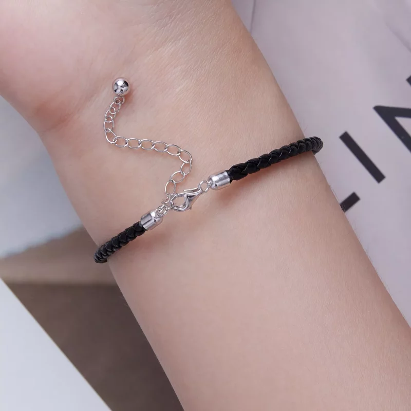 (afbeelding voor) Pandora Style Eenvoudig Armband - SCB243-BK - Bekijken 6