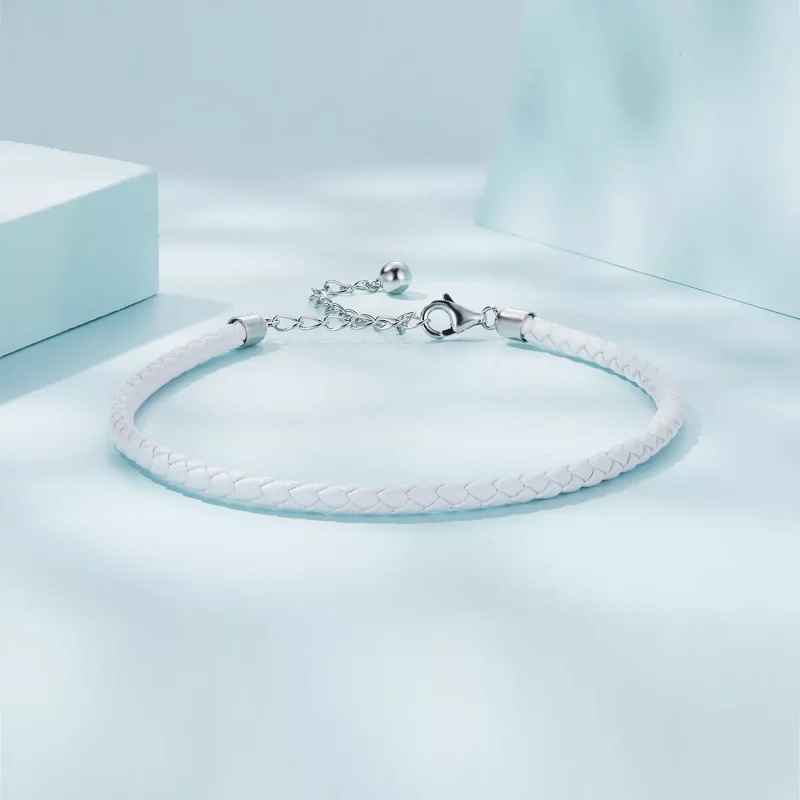 (afbeelding voor) Pandora Style Eenvoudig Armband - SCB243-WH - Bekijken 2