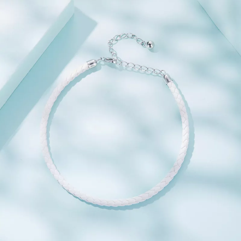 (afbeelding voor) Pandora Style Eenvoudig Armband - SCB243-WH - Bekijken 4