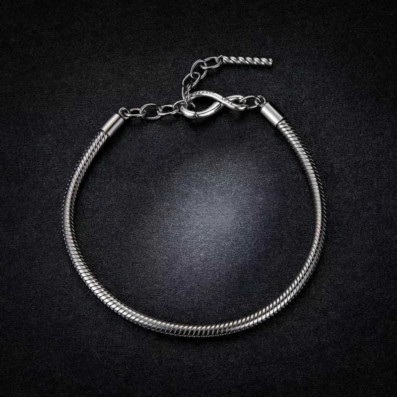 (afbeelding voor) Pandora Style Eenvoudig en oneindig Armband - BSB085 - Bekijken 5