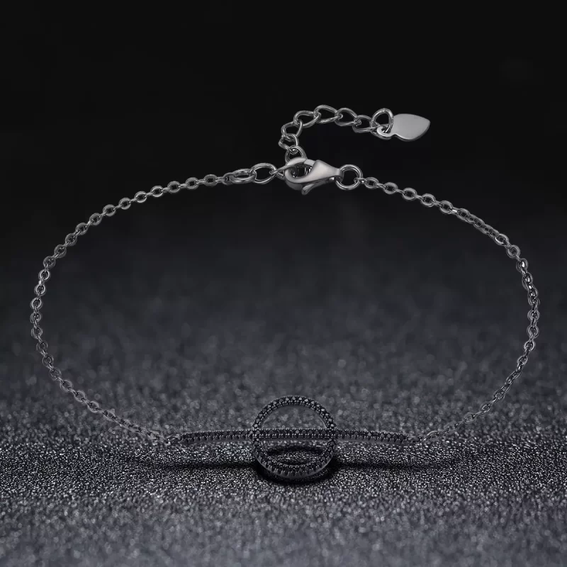 (afbeelding voor) Pandora Style Eenvoudige geometrie Armband - VSB011 - Bekijken 2