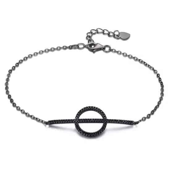 (afbeelding voor) Pandora Style Eenvoudige geometrie Armband - VSB011