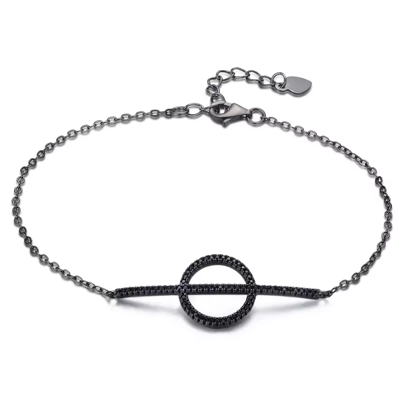 (afbeelding voor) Pandora Style Eenvoudige geometrie Armband - VSB011