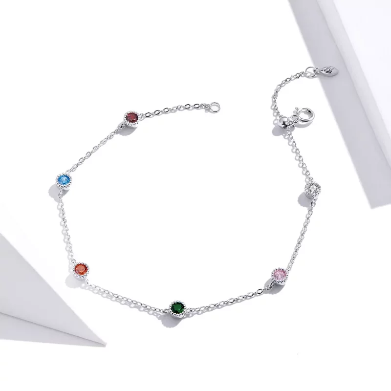 (afbeelding voor) Pandora Style Gekleurde zomer Sliding Armband - SCB184 - Bekijken 2