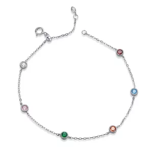 Pandora Style Gekleurde zomer Sliding Armband - SCB184 (afbeelding voor) Pandora Style Gekleurde zomer Sliding Armband - SCB184