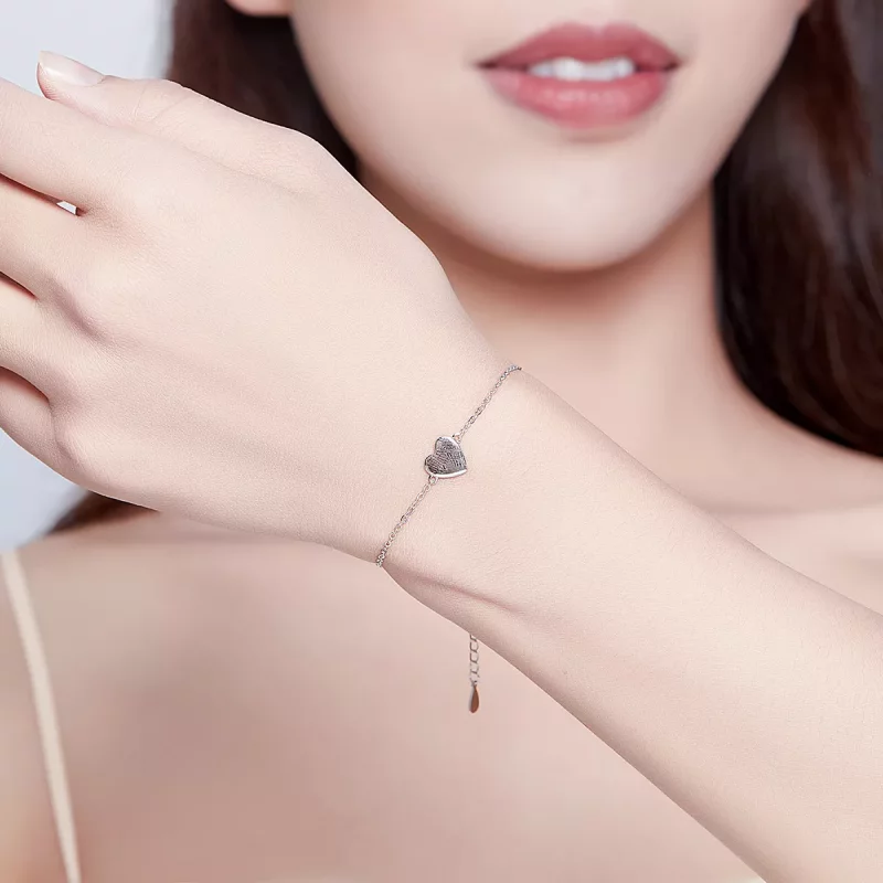 (afbeelding voor) Pandora Style geliefd hart Armband - SCB161 - Bekijken 2