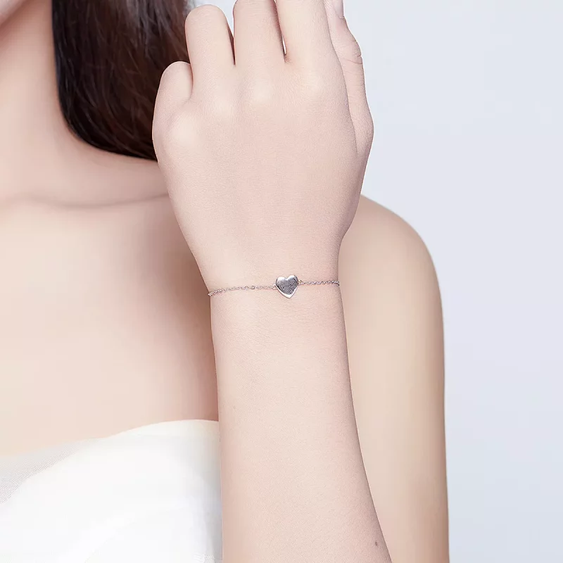 (afbeelding voor) Pandora Style geliefd hart Armband - SCB161 - Bekijken 5