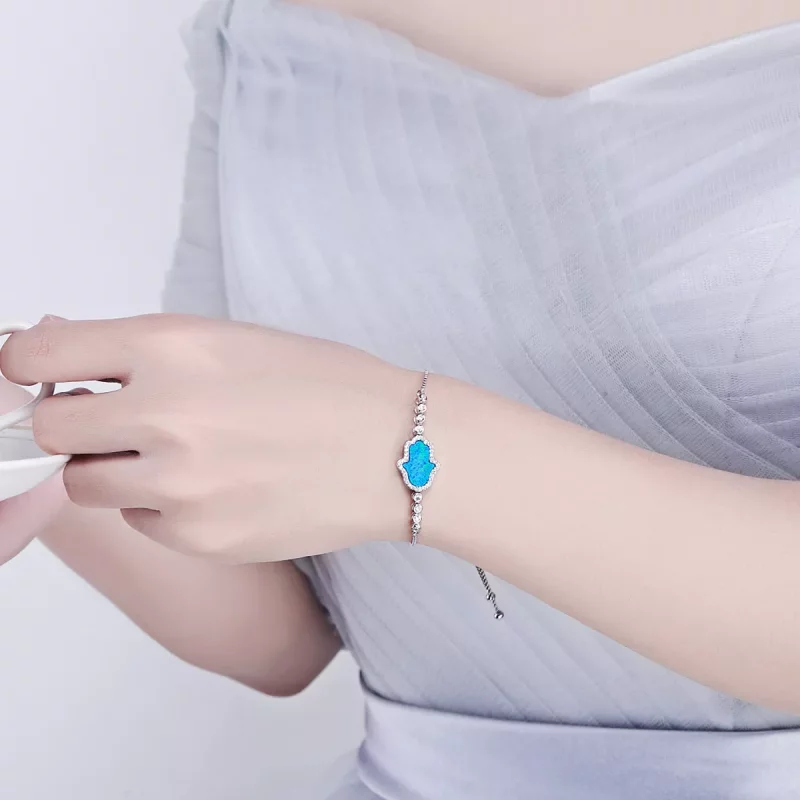 (afbeelding voor) Pandora Style Gelukkige Hand Armband - VSB002 - Bekijken 7
