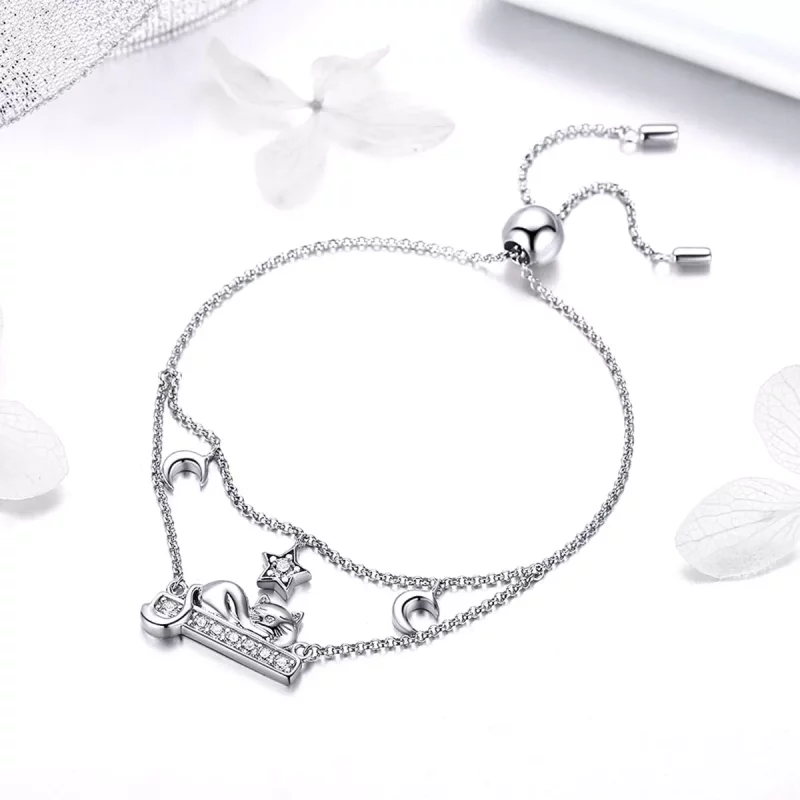 (afbeelding voor) Pandora Style Gelukkige Kitty Armband - SCB129 - Bekijken 5