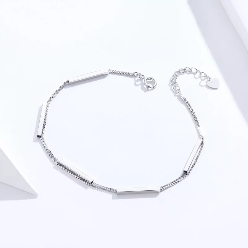 (afbeelding voor) Pandora Style Geometrie Armband - SCB170 - Bekijken 4