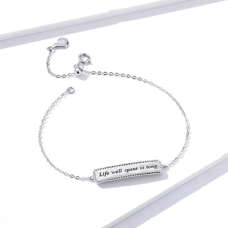 (afbeelding voor) Pandora Style Goed besteed leven is lang Armband - BSB039 - Bekijken 2