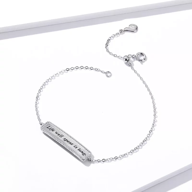 (afbeelding voor) Pandora Style Goed besteed leven is lang Armband - BSB039 - Bekijken 3