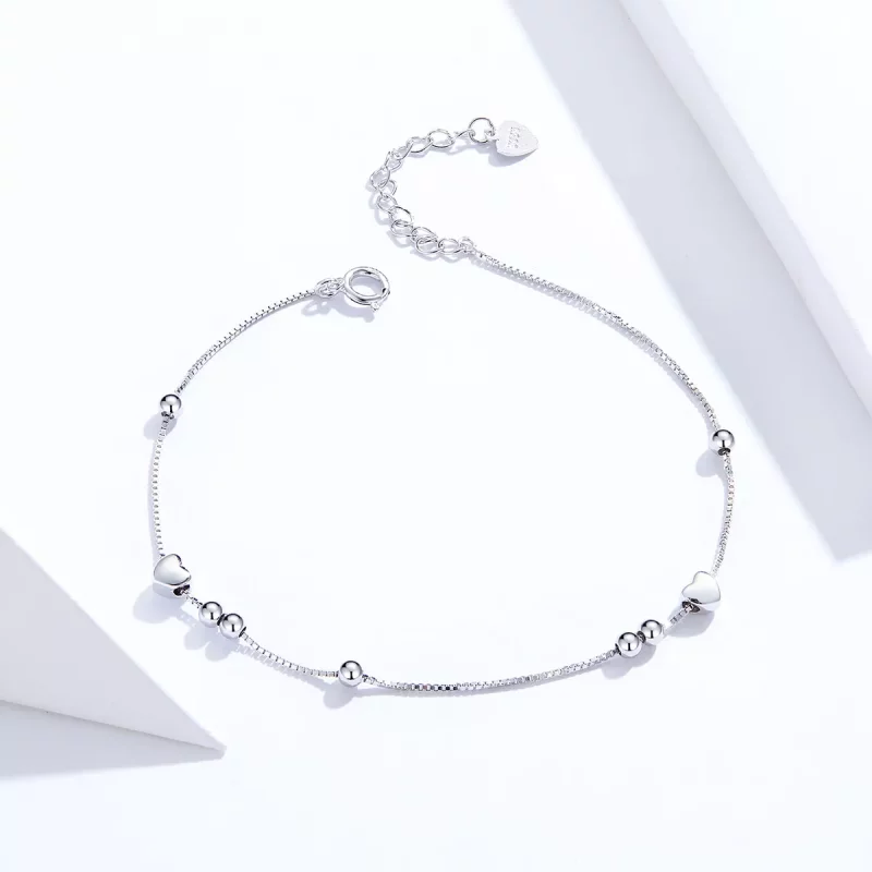 (afbeelding voor) Pandora Style Hart Armband - SCB172 - Bekijken 3