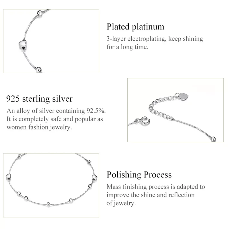 (afbeelding voor) Pandora Style Hart Armband - SCB172 - Bekijken 5