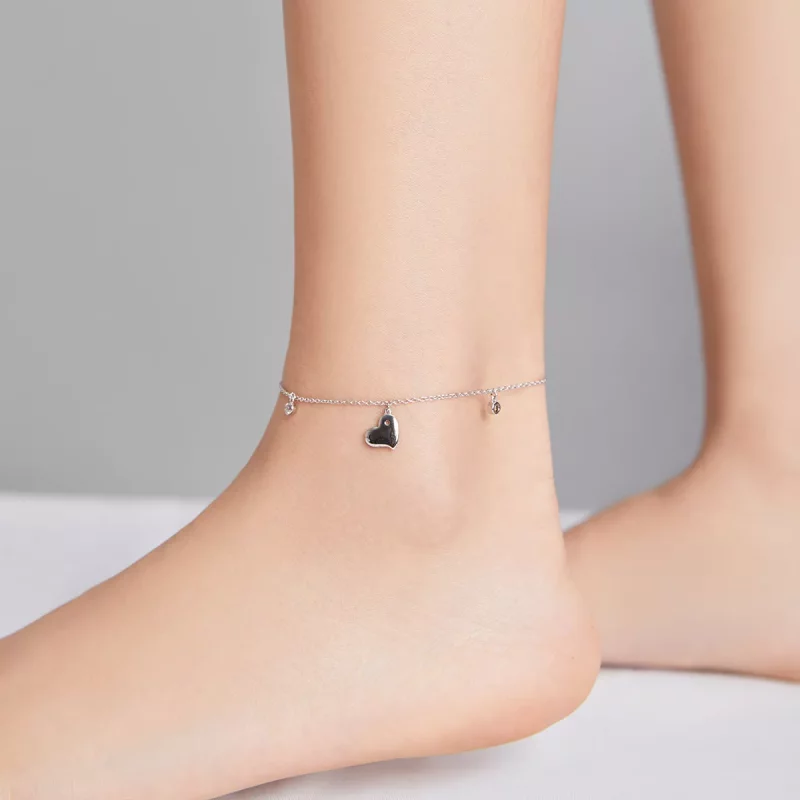 (afbeelding voor) Pandora Style Hart Sliding Armband - SCT021 - Bekijken 6