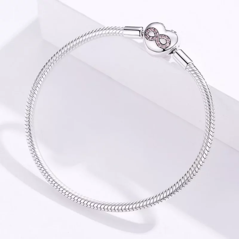 (afbeelding voor) Pandora Style Hart van de eeuwigheid Armband - SCB142 - Bekijken 3