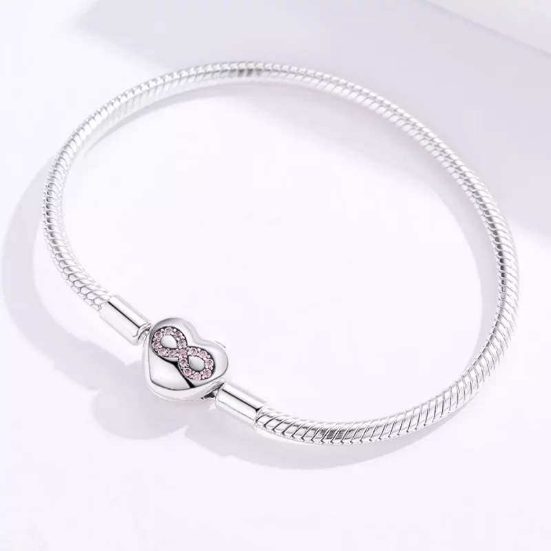 (afbeelding voor) Pandora Style Hart van de eeuwigheid Armband - SCB142 - Bekijken 4