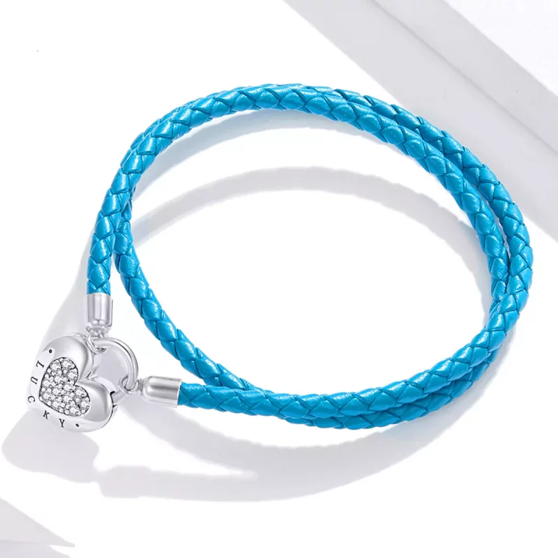 (afbeelding voor) Pandora Style Hartslot Armband - SCB200 - Bekijken 2