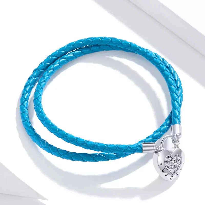 (afbeelding voor) Pandora Style Hartslot Armband - SCB200 - Bekijken 3