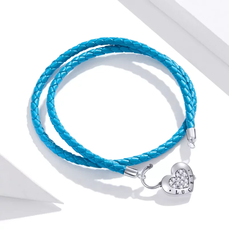 (afbeelding voor) Pandora Style Hartslot Armband - SCB200 - Bekijken 4