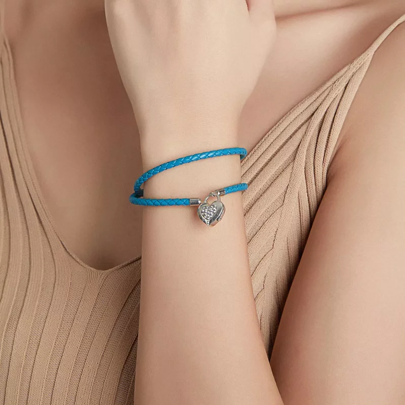 (afbeelding voor) Pandora Style Hartslot Armband - SCB200 - Bekijken 7