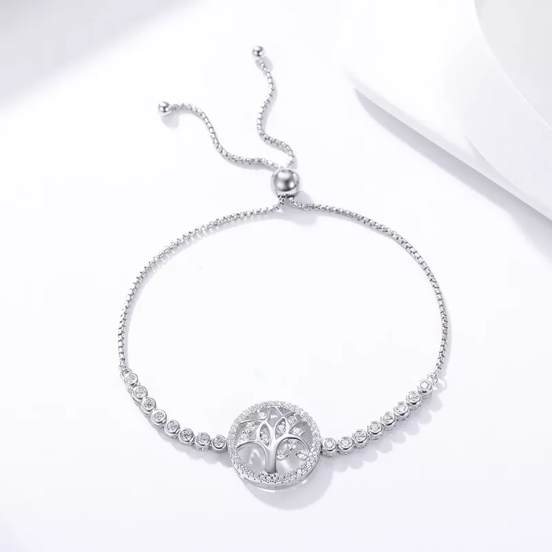 (afbeelding voor) Pandora Style Heldere Boom van het Leven Armband - SCB035 - Bekijken 5
