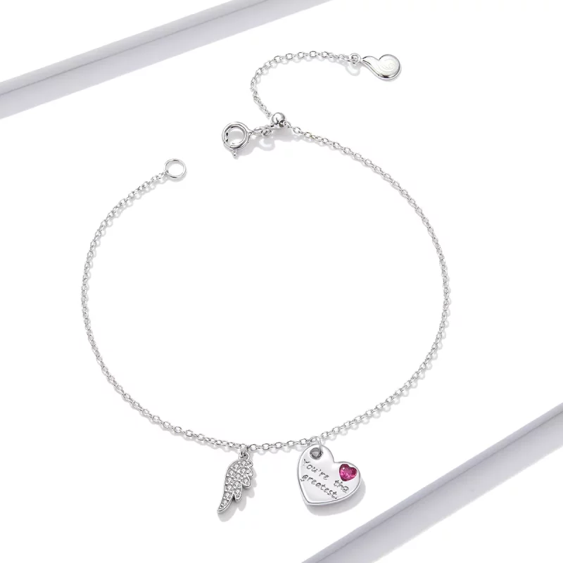 (afbeelding voor) Pandora Style Jij bent de grootste Armband - BSB052 - Bekijken 3