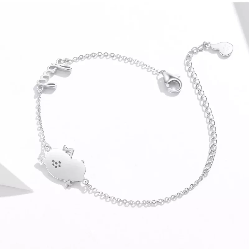 (afbeelding voor) Pandora Style Klein Vliegend Varken Armband - BSB022 - Bekijken 4