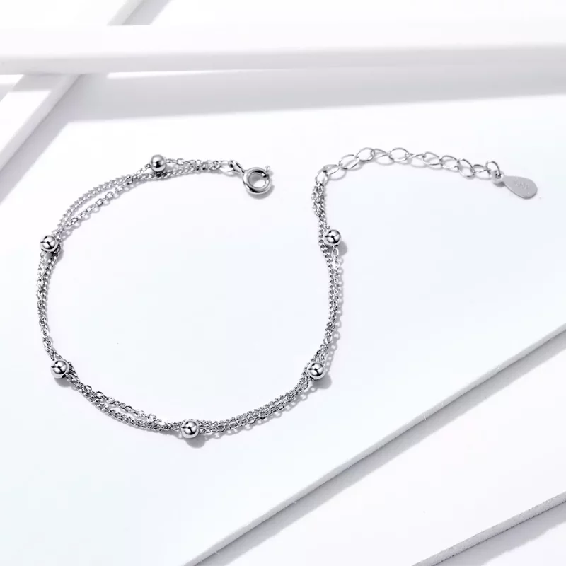 (afbeelding voor) Pandora Style Kleine kralen Armband - SCB131 - Bekijken 3